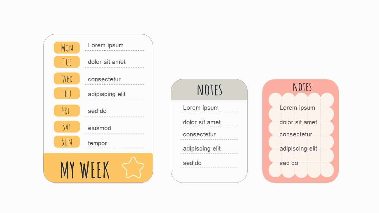 Free Weekly Chore Chart Planner Google Slides Template