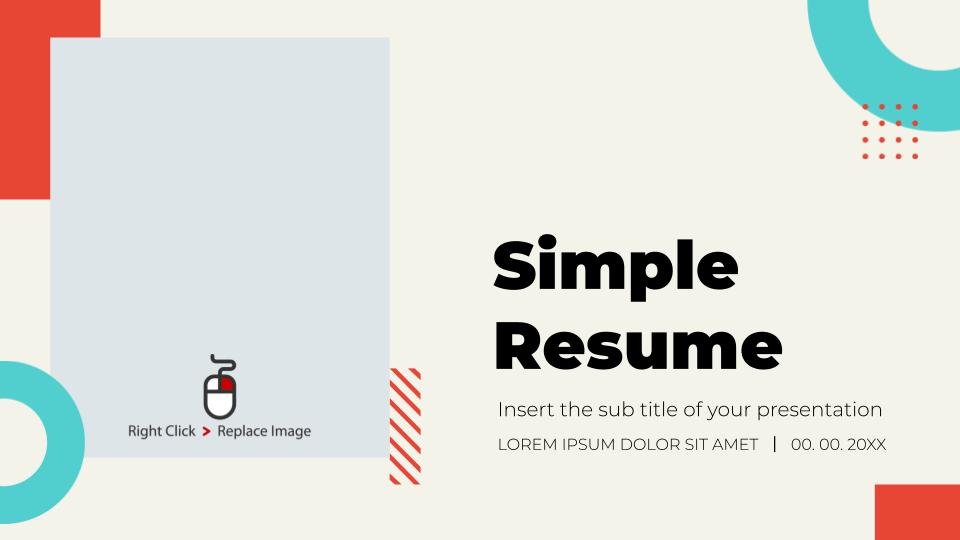 Minimal Background CV Free Google Slides Theme and PowerPoint Template