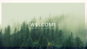 Free Welcome Slide PowerPoint Template