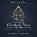 free christmas party flyer template