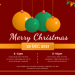 chrsitmas theme party invites