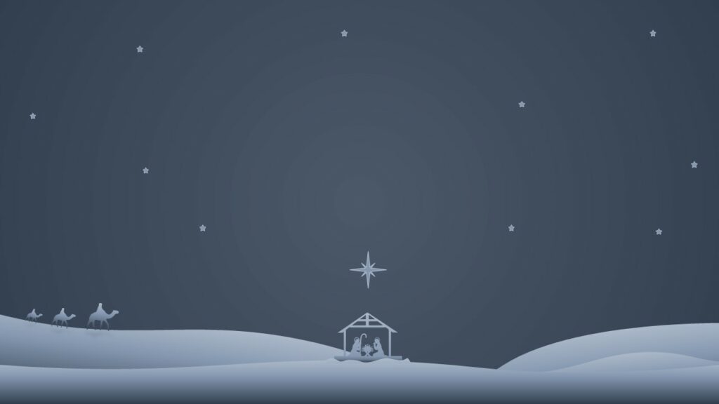 Free Google Slides Christmas Background PowerPoint Template