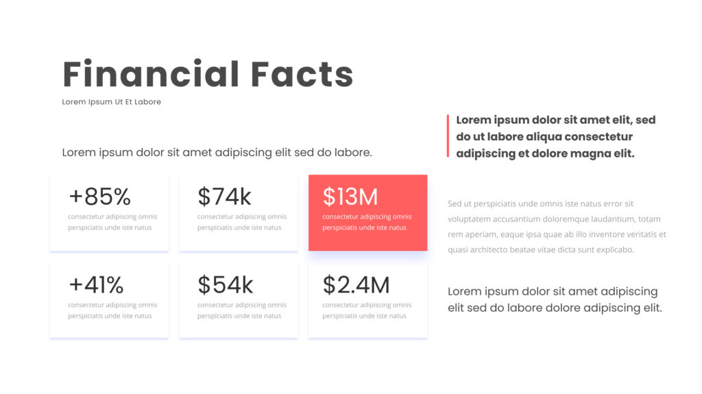 Free Financial Facts Figma Template