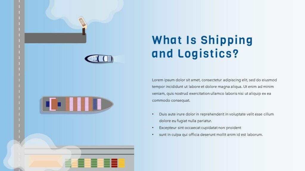 Free Google Slides Shipping and Logistics PowerPoint Template
