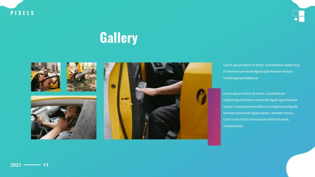 business gallery template
