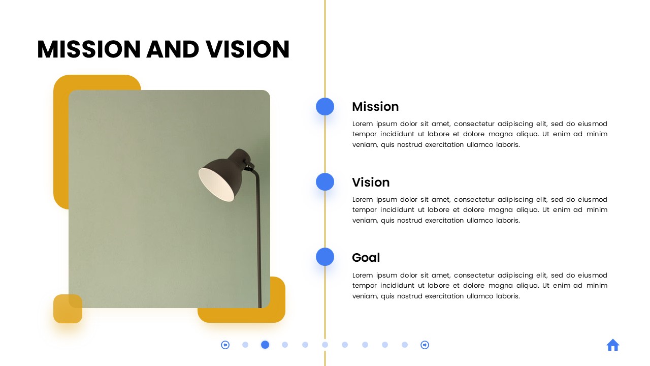 A mission & vision page