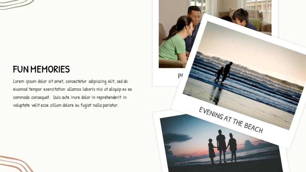 Free Google Slides Interactive Photo Album Template PowerPoint