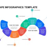 Colorful 8 stage infographic template