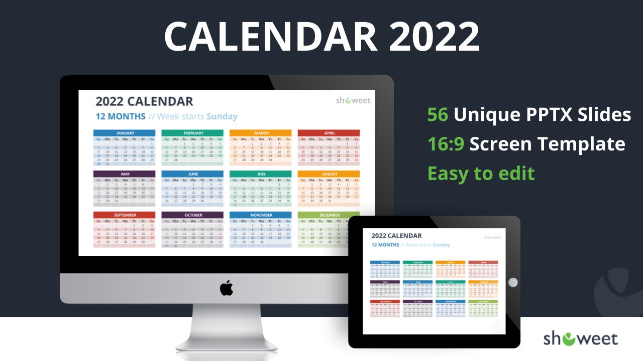 Free Creative 2022 Calendar