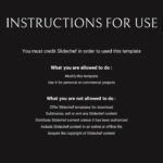 Details and instructions to use over black background