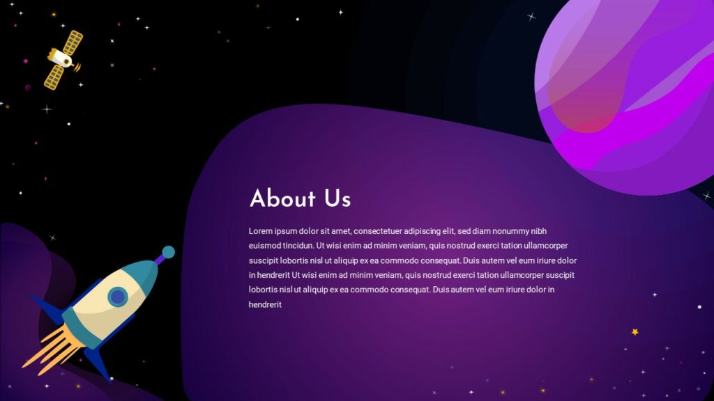 Free Galaxy Aesthetic Google Slides and PowerPoint Template