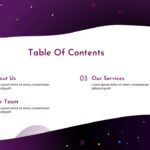 Galaxy Themes Table of Contents Page