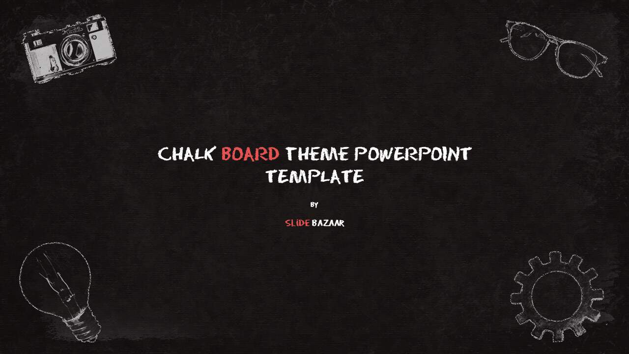 chalk board theme PowerPoint