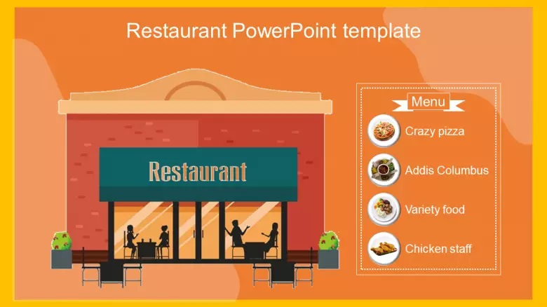 Restaurant menu template