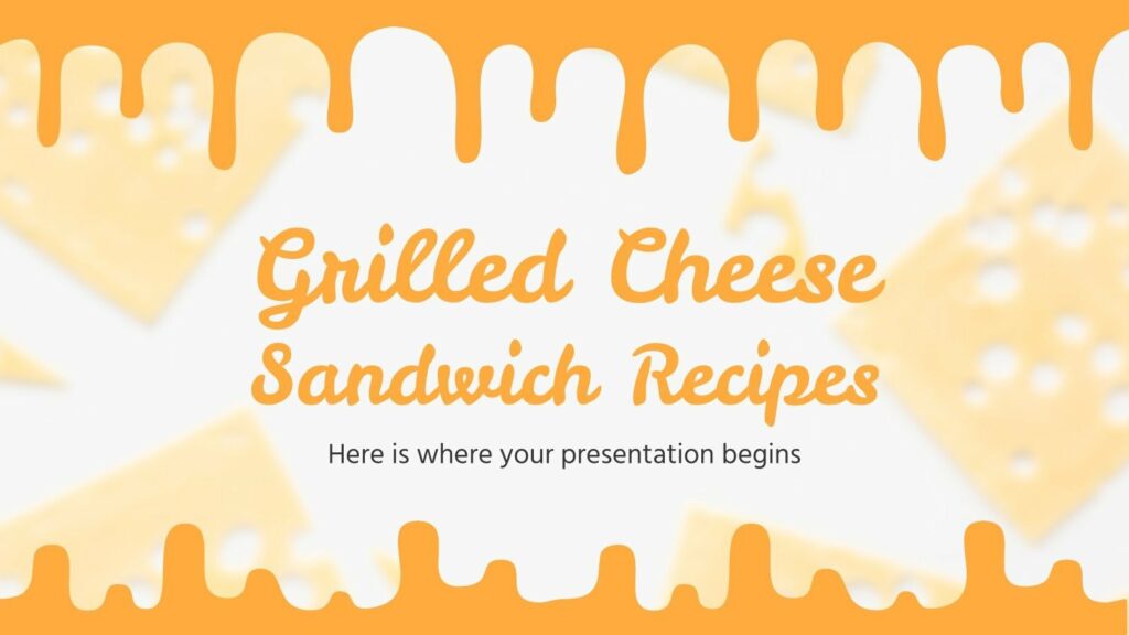 grilled cheese sandwich template