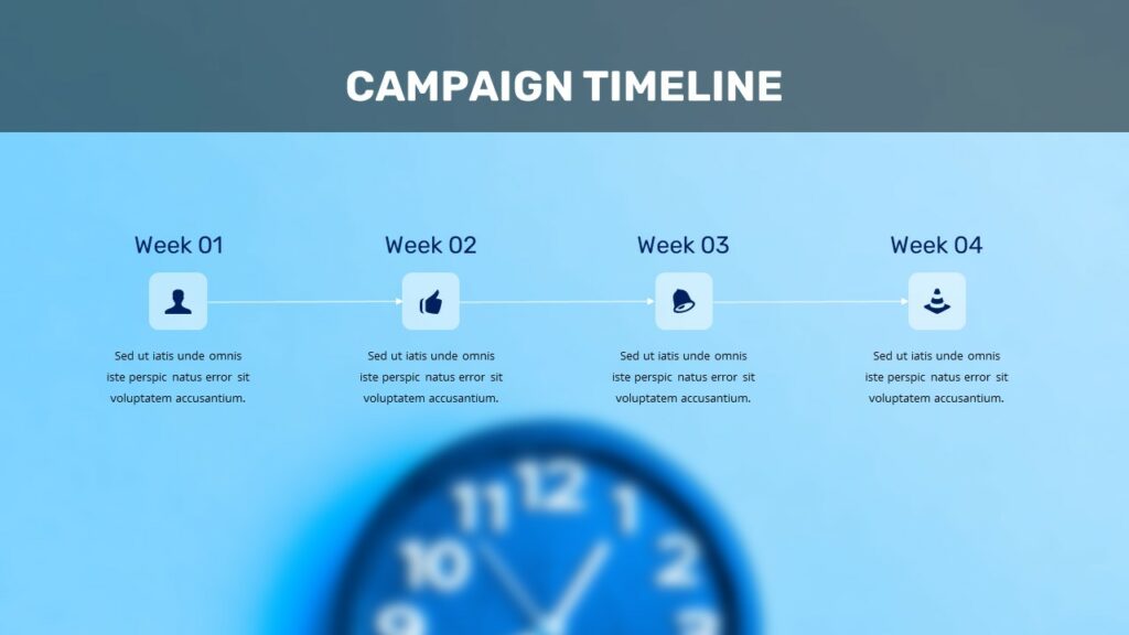 campaign timeline slides