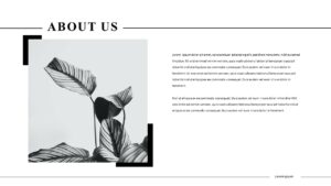 Newspaper style about us template