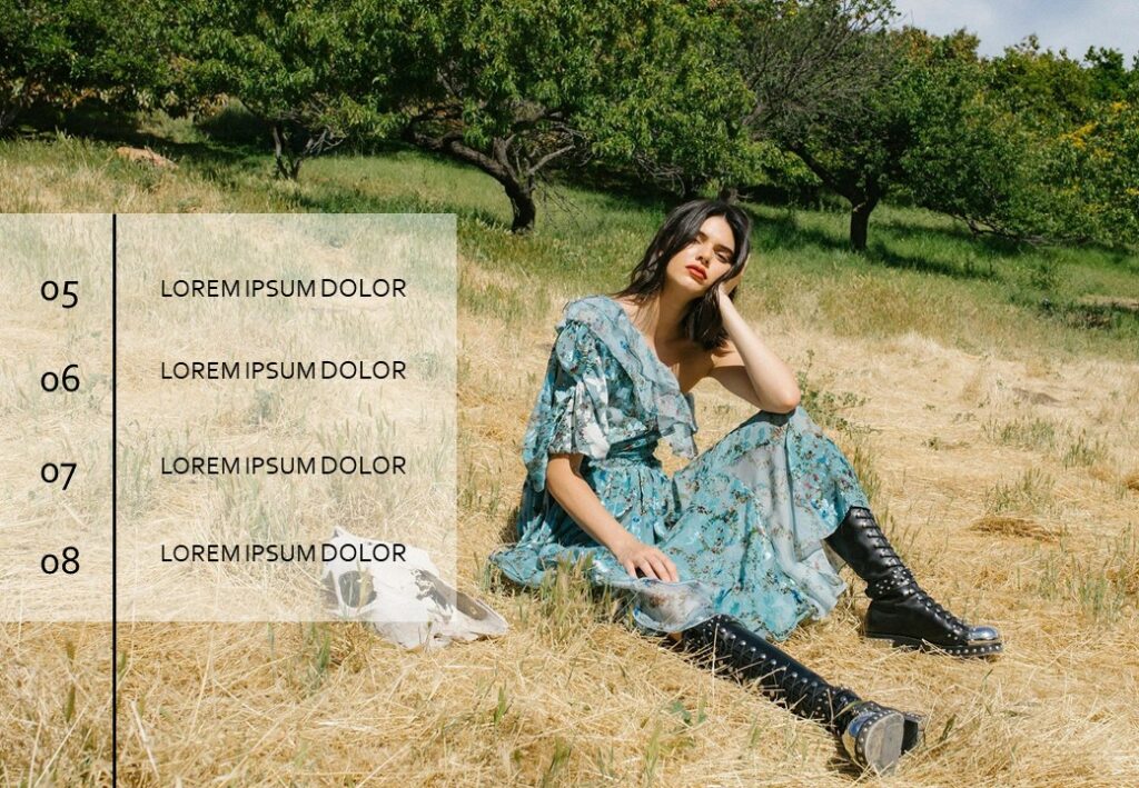 Free Fashion Show Themes PowerPoint Template & Google Slides