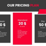 Pricing plan template