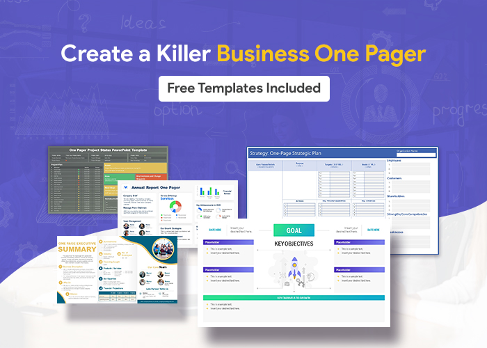 Killer Business One Pager