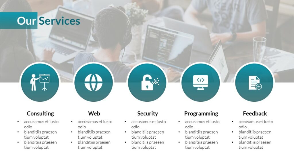 Our service page