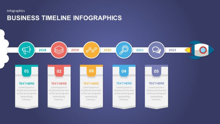 Free Business Timeline Infographic PowerPoint and Google Slides