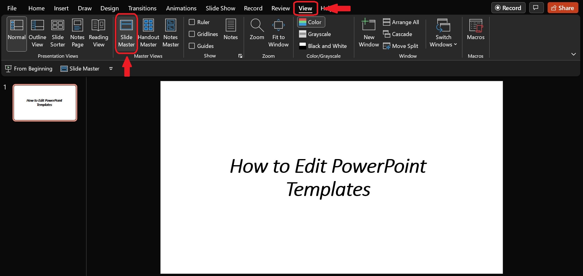How to edit PowerPoint template 2 SlideChef
