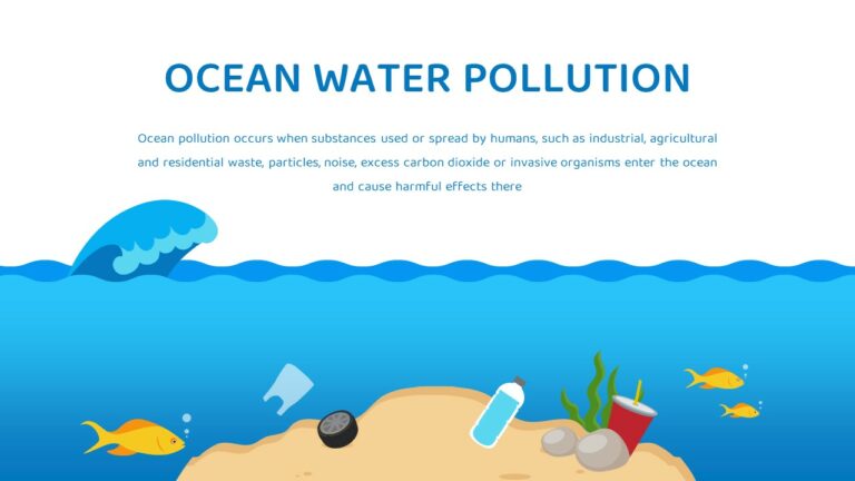 Free Water Pollution PPT Template and Google slides