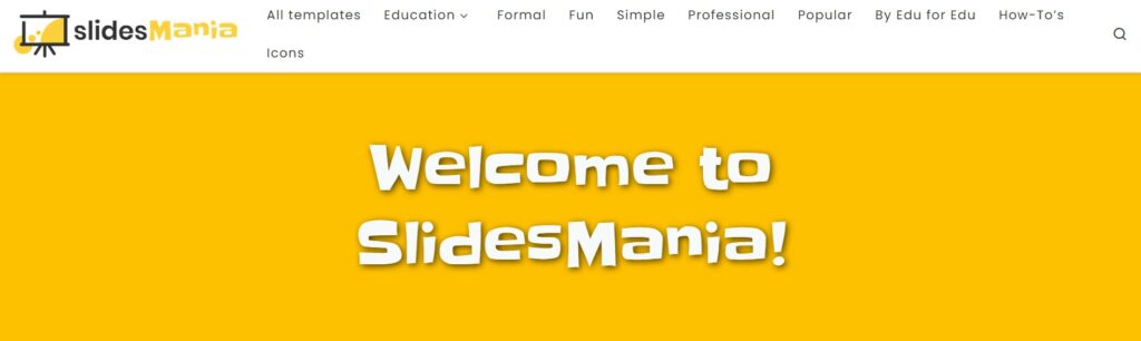 Slidemania webpage