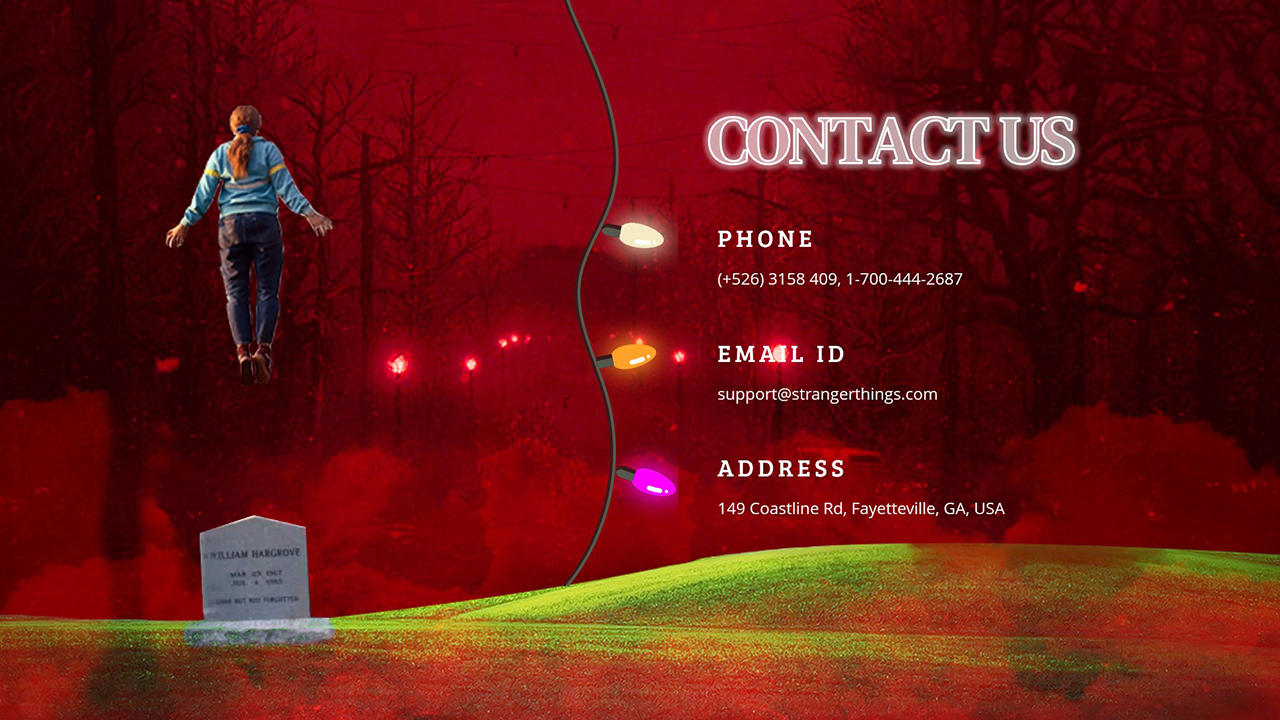 stranger things contact us