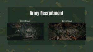 army recruitment details