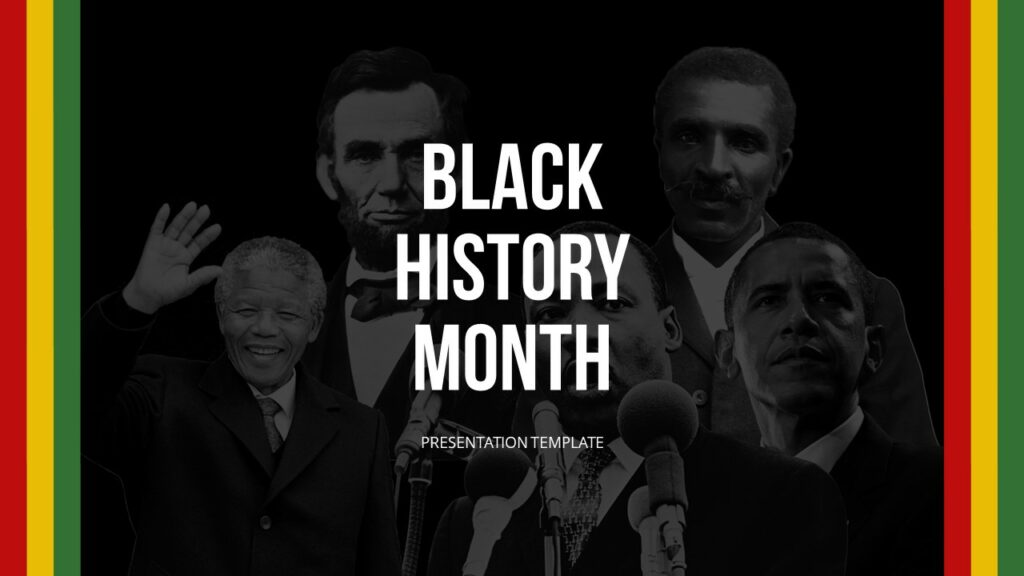 Free Black History Month PowerPoint Template Google Slides