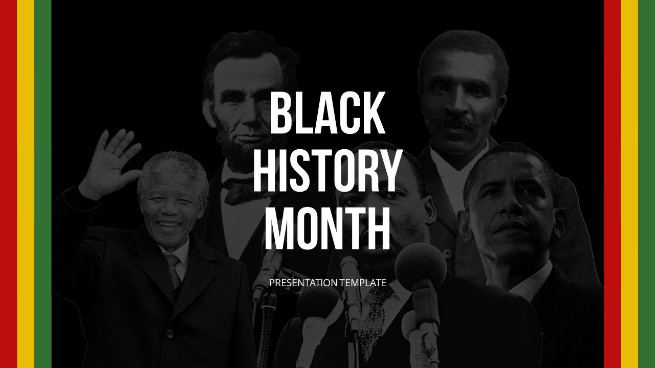 Black history month template