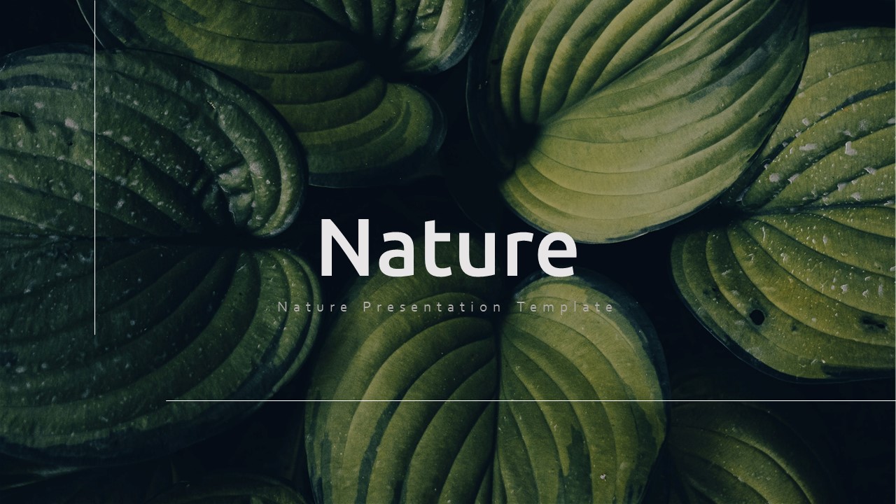 nature theme template