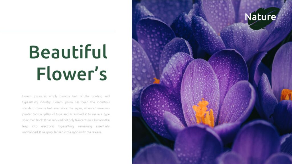 PowerPoint template nature