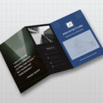 Trifold brochure for architect