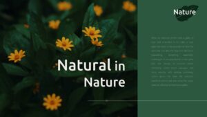 professional powerpoint nature background