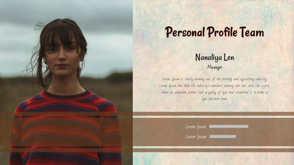 profile template