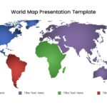 Mapa del mundo colorido gratuito