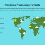 Free Weather Forecast World Map Template PowerPoint & Google Slides