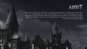 Harry Potter Theme About us page