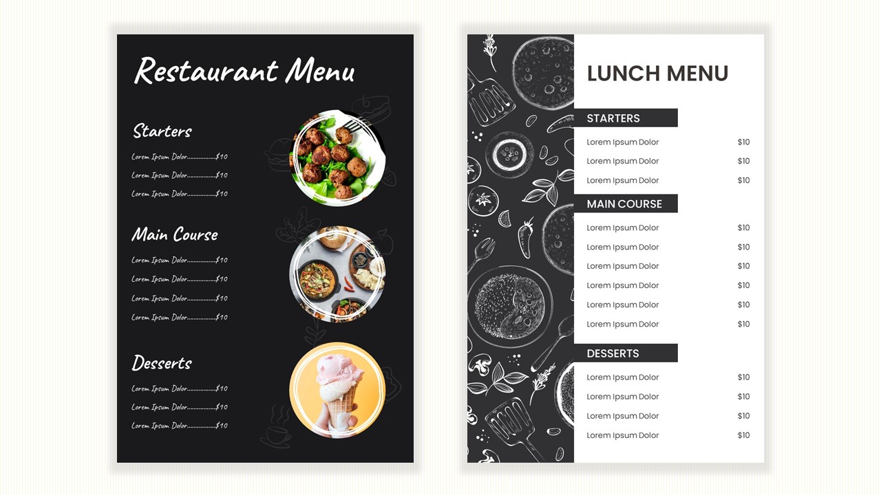 free-blank-menu-template-powerpoint-google-slides