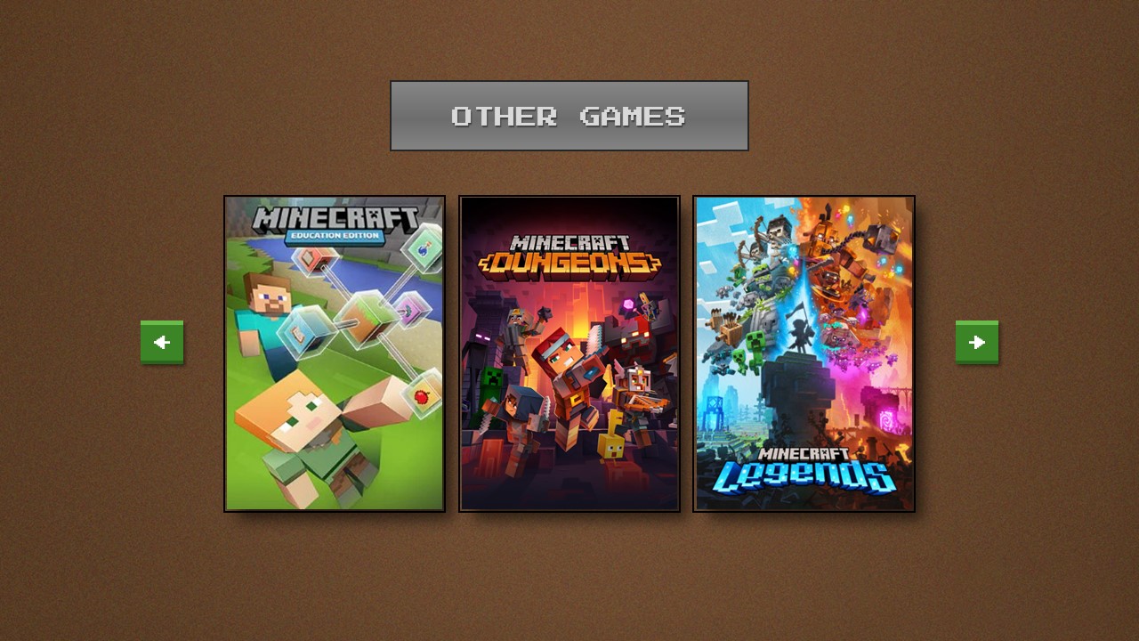 Minecraft games