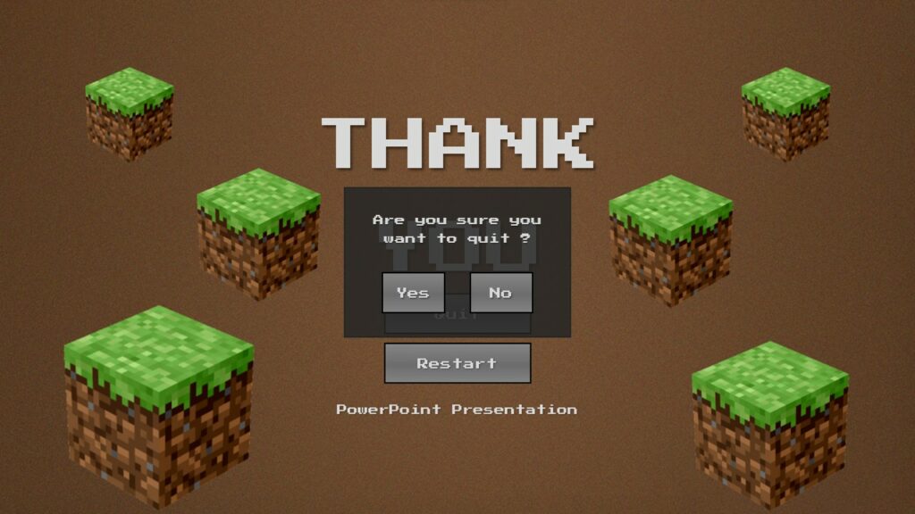 Minecraft thank you
