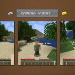 Minecraft game camera view