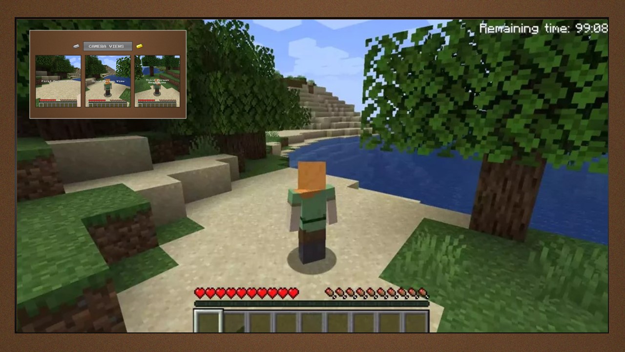 Free Interactive Minecraft Template PowerPoint and Google Slides