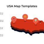 3D Usa Map