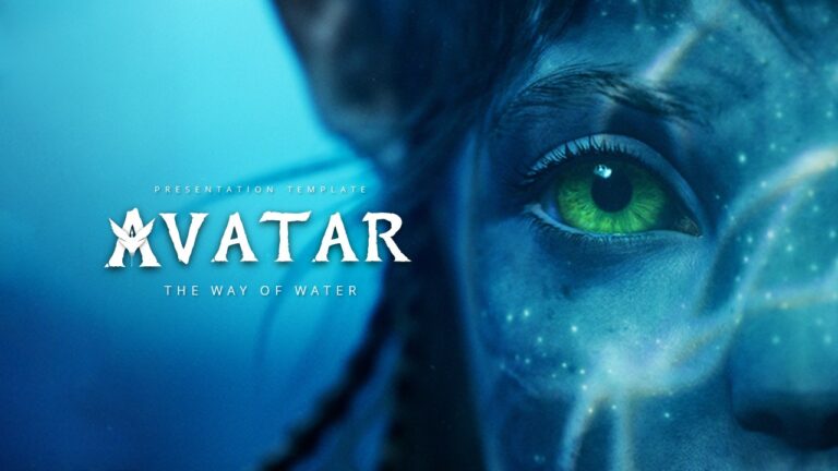 Avatar theme presentation template