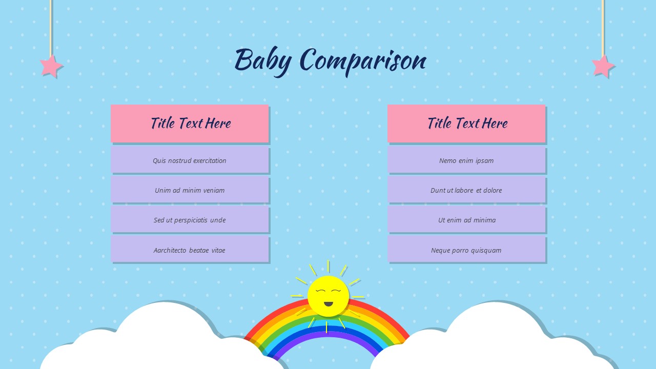 baby comparison
