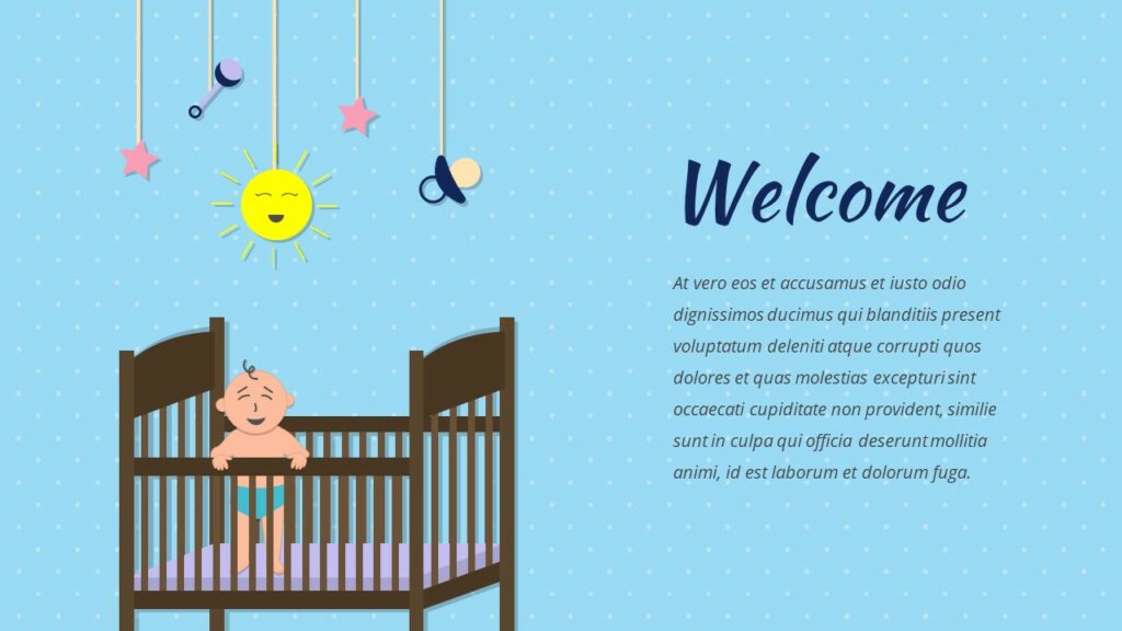 Free Baby Shower Theme Template PowerPoint and Google Slides